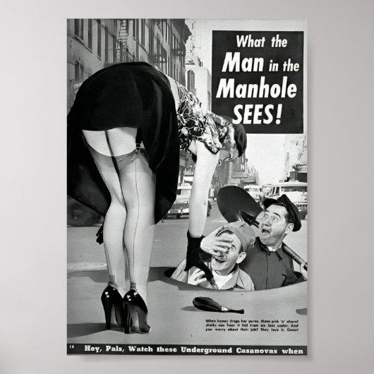 Poster Publicité comique vintage Magazine (Devant)