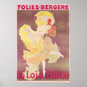Poster Publicité d'affiche Loie Fuller