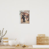 Poster Publicité d'affiche magazine 'Bubbles' (Cuisine)