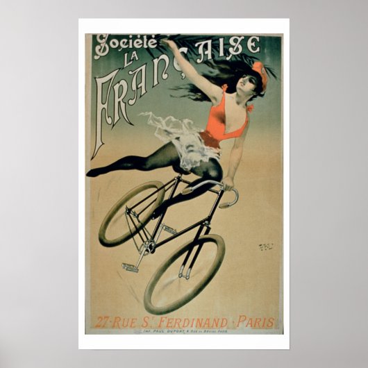 Poster Publicité d'affiche "Societe La Francaise", Paris (Devant)