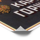 Poster Publicité de bière de l'Empire russe 1900 (Coin)