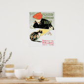 Poster Publicité de calendrier vintage (Cuisine)