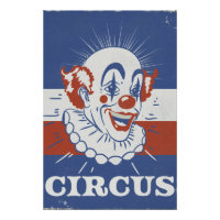 Publicité de cirque vintage