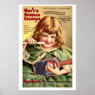 Poster Publicité de dentifrice de l'époque victorienne vi