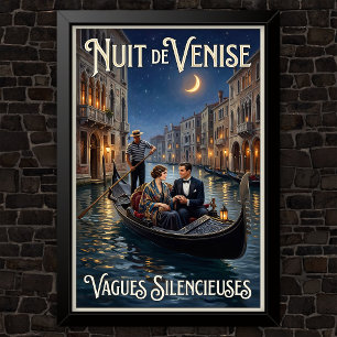Poster Publicité de mode vintage des années 1920