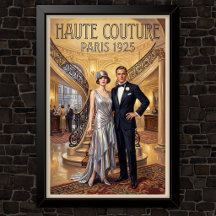 Publicité de mode vintage des années 1920