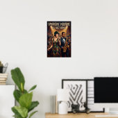 Poster Publicité de mode vintage des années 1920 (Bureau à domicile)