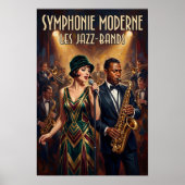 Poster Publicité de mode vintage des années 1920 (Devant)