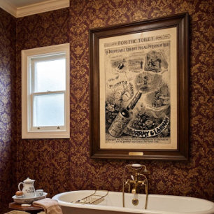Poster Publicité de parfum charmante de l'ère victorienne