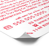 Poster Publicité de peinture à rouleaux, peintre et décor (Coin)