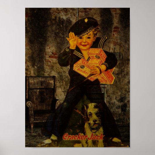 Poster Publicité de pop-corn en canne (Devant)