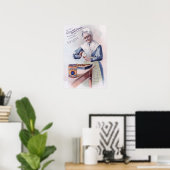 Poster Publicité de poudre de cuisson Cleveland (Bureau à domicile)