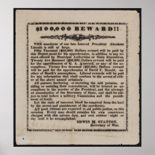 Poster Publicité de récompense
