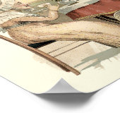 Poster Publicité de Tea Party de l'époque victorienne vin (Coin)