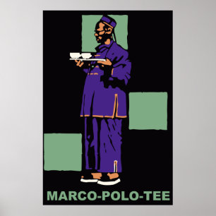 Poster Publicité de thé allemand Retro 1910