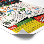 Poster Publicité de vélo vintage (Coin)