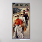 Poster Publicité de vélos Vintages (Devant)