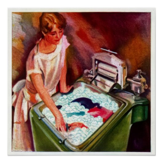 Poster Publicité du magazine de rêve de femme de ménage (Devant)