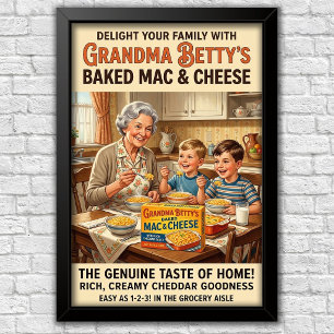 Poster Publicité emblématique des années 1960
