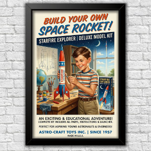 Poster Publicité emblématique des années 1960
