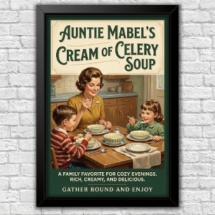 Poster Publicité emblématique des années 1960