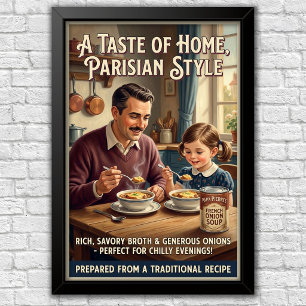 Poster Publicité emblématique des années 1960