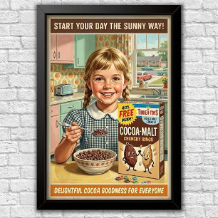 Poster Publicité emblématique des années 1960