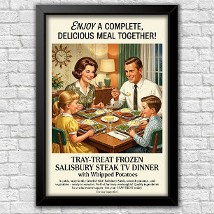 Poster Publicité emblématique des années 1960