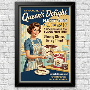 Poster Publicité emblématique des années 1960