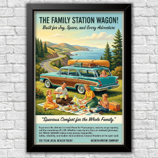 Poster Publicité emblématique des années 1960