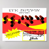 Poster Publicité en braille (Devant)