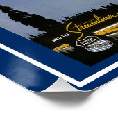 Poster Publicité ferroviaire vintage (Coin)