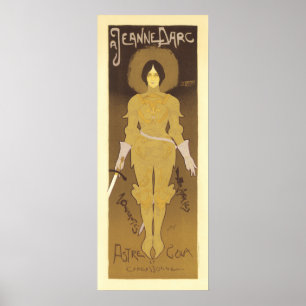 Poster Publicité française vintage Jeanne Darc