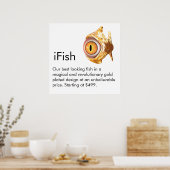 Poster Publicité IFish (Cuisine)