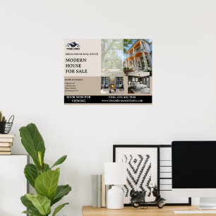 Poster Publicité immobilière personnalisée