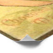 Poster Publicité mexicaine vintage sur le chocolat (Coin)