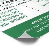 Poster Publicité moderne Bold, Pub/Brasserie (Coin)