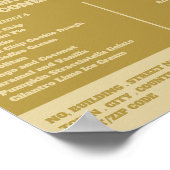 Poster Publicité moderne de crème glacée (Coin)