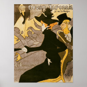 Poster Publicité par affichage "Le Divan Japonais", 1892