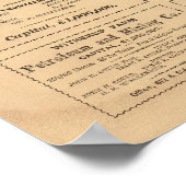 Poster Publicité pétrolière (Coin)