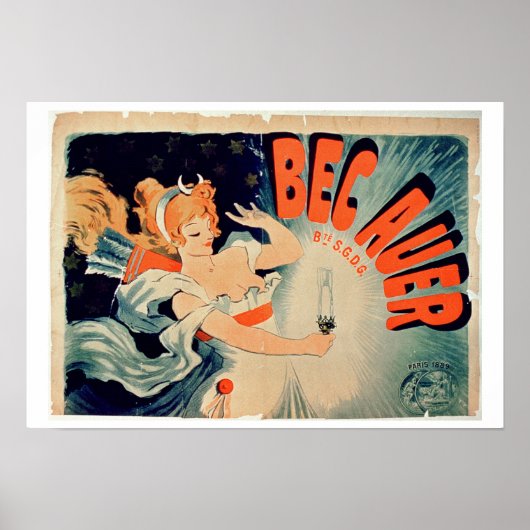 Poster Publicité pour 'Bec Auer' (litho couleur) (Devant)