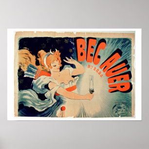 Poster Publicité pour "BEC Auer" (litho de couleur)