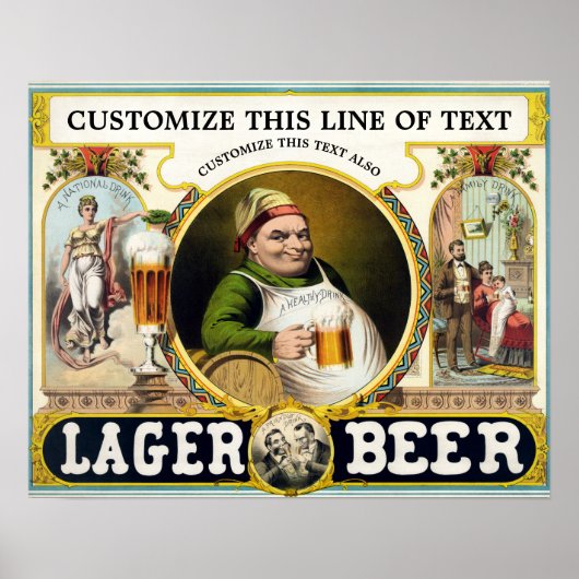 Poster Publicité pour bière 1879 (Devant)