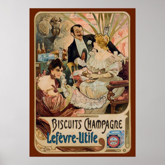 Poster Publicité pour Biscuits de Champagne (Devant)