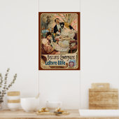 Poster Publicité pour Biscuits de Champagne (Cuisine)