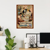 Poster Publicité pour Biscuits de Champagne (Bureau à domicile)