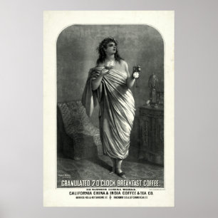 Poster Publicité pour café de 1896