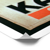 Poster Publicité pour 'Kadda Cigarettes' (litho couleur (Coin)