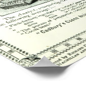 Poster Publicité pour le cacao de 'Cadbury' (Coin)