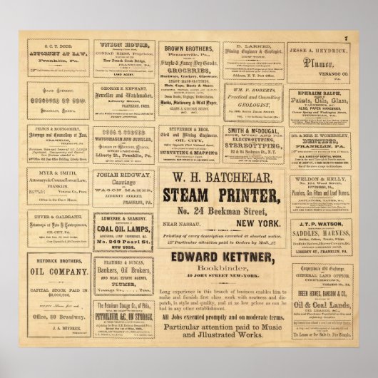 Poster Publicité pour l'huile (Devant)